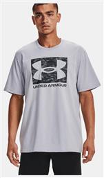 Under Armour ABC Camo Boxed Ανδρικό T-shirt Κοντομάνικο Γκρι