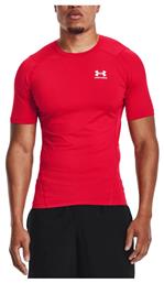 Under Armour Ανδρική Ισοθερμική Κοντομάνικη Μπλούζα Compression Κόκκινη