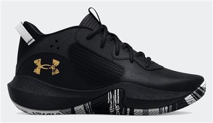 Under Armour Αθλητικά Παιδικά Παπούτσια Μπάσκετ Lockdown 6 Μαύρα από το Cosmossport