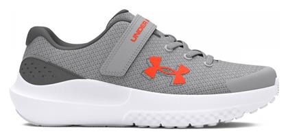 Under Armour Surge 4 Αθλητικά Παιδικά Παπούτσια Running με Σκρατς Γκρι