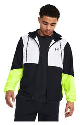 Under Armour Αθλητικό Ανδρικό Μπουφάν Αντιανεμικό Black/high-vis Yellow