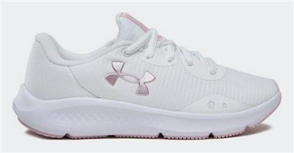 Under Armour Charged Pursuit 3 Tech Γυναικεία Αθλητικά Παπούτσια Running White / Prime Pink