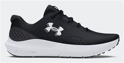 Under Armour Charged Surge 4 Ανδρικά Αθλητικά Παπούτσια Running Μαύρα από το Epapoutsia