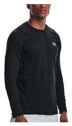 Under Armour ColdGear Fitted Crew Ανδρική Ισοθερμική Μακρυμάνικη Μπλούζα Μαύρη από το Siontis Athletics