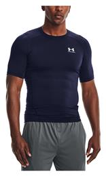 Under Armour HeatGear Ανδρική Ισοθερμική Κοντομάνικη Μπλούζα Compression Μπλε από το MybrandShoes