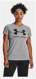 Under Armour Live Sportstyle T-Shirt Γκρι 1356305-016