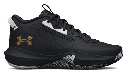 Under Armour Lockdown 6 Ψηλά Μπασκετικά Παπούτσια Μαύρα