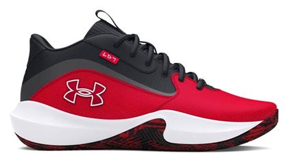 Under Armour Lockdown 7 Μπασκετικά Παπούτσια Κόκκινα