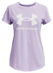 Under Armour Παιδική Καλοκαιρινή Μπλούζα Κοντομάνικη Λιλά από το Cosmossport