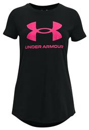 Under Armour Παιδική Καλοκαιρινή Μπλούζα Κοντομάνικη Μαύρη