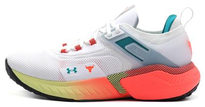 Under Armour Project Rock 5 Ανδρικά Αθλητικά Παπούτσια για Προπόνηση & Γυμναστήριο Λευκά