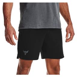 Under Armour Project Rock Snap Αθλητική Ανδρική Βερμούδα Μαύρη