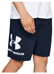 Under Armour Sportstyle Cotton Graphic Αθλητική Ανδρική Βερμούδα Navy Μπλε