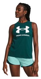 Under Armour Sportstyle Graphic Γυναικεία Καλοκαιρινή Μπλούζα Αμάνικη Πετρόλ