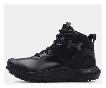 Under Armour Στρατιωτικά Άρβυλα WMG Valsetz Mid LTHR WP W σε Μαύρο Χρώμα από το MybrandShoes