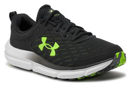 Under Armour Ua Charged Assert 10 Ανδρικά Αθλητικά Παπούτσια Running Black / High Vis Yellow από το Z-mall