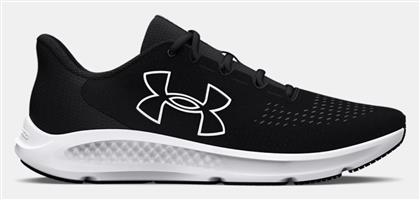 Under Armour UA Charged Pursuit 3 Ανδρικά Αθλητικά Παπούτσια Running Μαύρα από το Z-mall