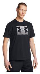 Under Armour Ua M Boxed Ανδρικό T-shirt Κοντομάνικο Μαύρο