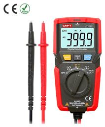 Uni-T Ψηφιακό Πολύμετρο Τσέπης True RMS με Buzzer με Μέτρηση AC / DC / Αντίστασης / Χωρητικότητας / Θερμοκρασίας UT125C