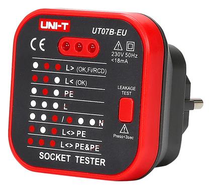 Uni-T Socket Tester Tester Καλωδίων Ρεύματος