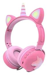 Unicorn ME17 - 258606 Ασύρματα/Ενσύρματα On Ear Ακουστικά με 8 ώρες Λειτουργίας Ροζ