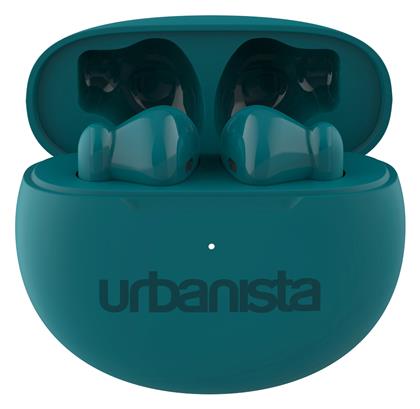 Urbanista Austin Earbud Bluetooth Handsfree Ακουστικά με Αντοχή στον Ιδρώτα και Θήκη Φόρτισης Lake Green