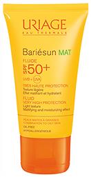 Uriage Bariesun Mat Fluid Αδιάβροχη Αντηλιακή Λοσιόν Προσώπου SPF50 50ml