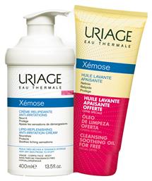 Uriage Xemose Replenishing Anti-Irritation Cream & Cleans Σετ Περιποίησης με Κρέμα Προσώπου