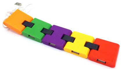 USB 2.0 Hub 4 Θυρών με σύνδεση USB-A