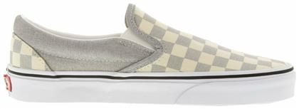 Vans Checkerboard Classic Πάνινα Ανδρικά Slip-On Γκρι