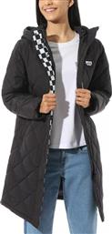 Vans Clair Shores Μακρύ Γυναικείο Puffer Μπουφάν για Χειμώνα Μαύρο