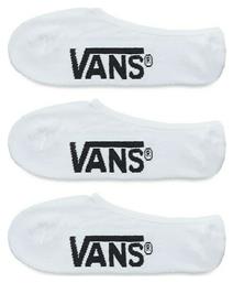 Vans Classic Ανδρικές Μονόχρωμες Κάλτσες Λευκές 3Pack