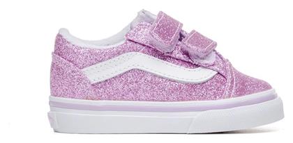 Vans Παιδικά Sneakers με Σκρατς Glitter Pink