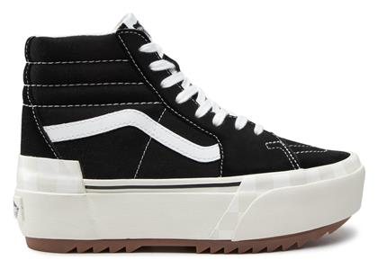 Vans SK8 Hi Stacked Γυναικείο Flatform Μποτάκι Μαύρο