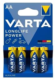 Varta LongLife Power Αλκαλικές Μπαταρίες AA 1.5V 4τμχ