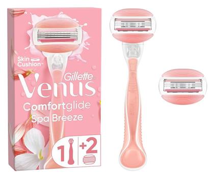 Venus Comfortglide Ξυραφάκι Σώματος με Ανταλλακτική Κεφαλή 3 Λεπίδων & Λιπαντική Ταινία Spa Breeze