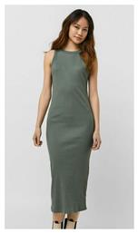 Vero Moda Midi Καλοκαιρινό All Day Φόρεμα Μακό Green/Laurel Wreath