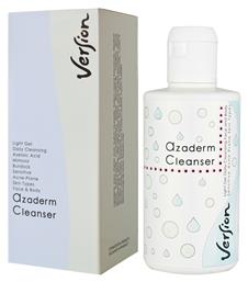 Version Gel κατά της Ακμής Azaderm Cleanser για Ευαίσθητες Επιδερμίδες 200ml