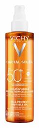 Vichy Capital Soleil Cell Protect Invisible SPF50 Αντηλιακό Λάδι