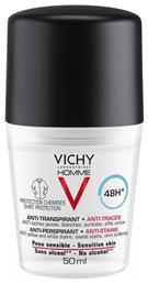 Vichy Homme Anti-Stains Αποσμητικό 48h σε Roll-On 50ml από το Pharm24