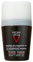 Vichy Homme Αποσμητικό 72h σε Roll-On 50ml από το Pharm24