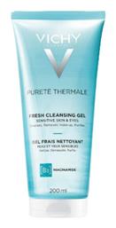 Vichy Purete Thermale Fresh Cleansing Gel B3 & Niacinamide Gel Καθαρισμού Προσώπου & Ματιών 1τμχ