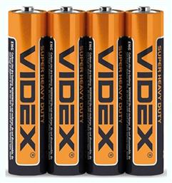 Videx Super Heavy Duty Μπαταρίες Zinc AA 1.5V 4τμχ
