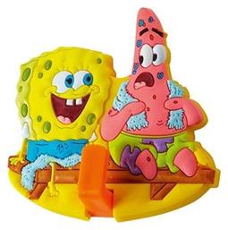 Viobrass Spongebob & Patrick Παιδική Κρεμάστρα Μονής Θέσης Βιδωτή Πλαστική Πολύχρωμη 8x8.2x2.3εκ. από το GreekBooks