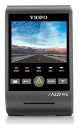 Viofo A229 Pro Κάμερα DVR Αυτοκινήτου 4K με Οθόνη 2.4'' Wi-Fi, GPS