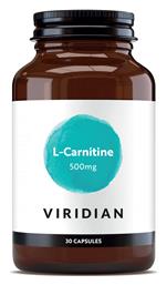 Viridian L-Carnitine 500mg 30 κάψουλες