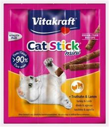 Vitakraft Cat Mini Λιχουδιές σε Stick Γάτας με Γαλοπούλα & Αρνί 3τμχ από το Plus4u