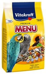 Vitakraft Premium Menu με Μέλι για Μεγάλους Παπαγάλους 1kg