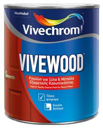 Vivechrom Ριπολίνη Διαλύτου Vivewood 0.75lt Λευκό Ματ