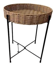 Βοηθητικό Τραπεζάκι 42x42x48cm Μπεζ από το Agiovlasitishome